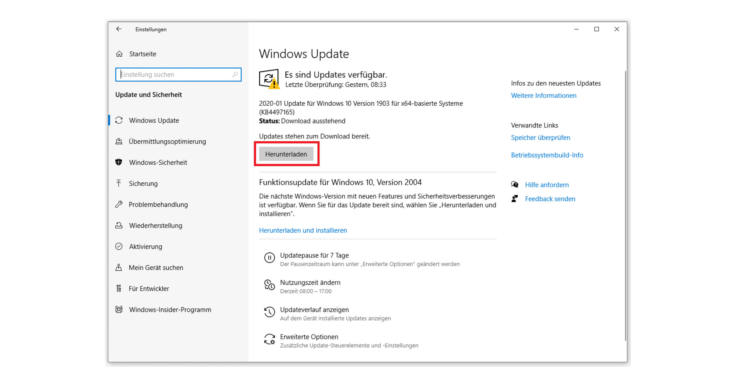 Windows 10 sollte jederzeit auf dem neusten Stand gehalten werden