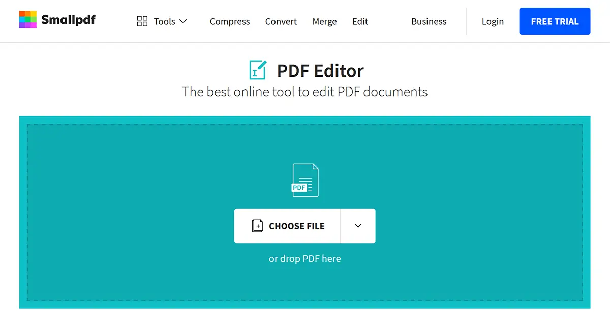 Ein Beispiel unter vielen, kostenlos PDF editieren zu können
