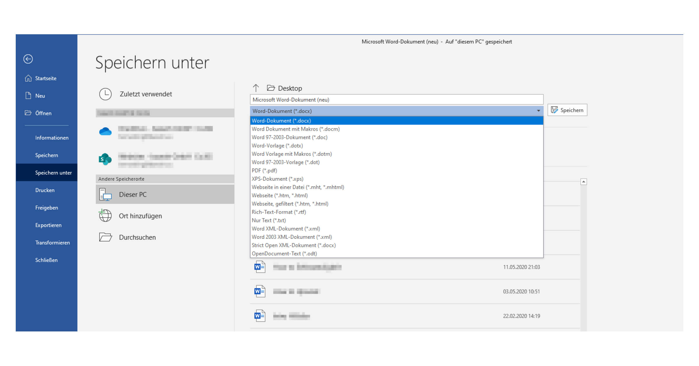 DOCX Datei öffnen in Word 2003 / 2007 / 2010 - keyportal.de