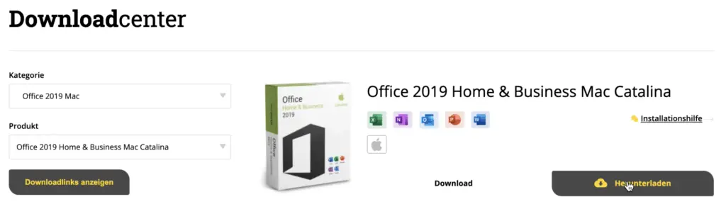 office 2019 home and business mac catalina downloadcenter