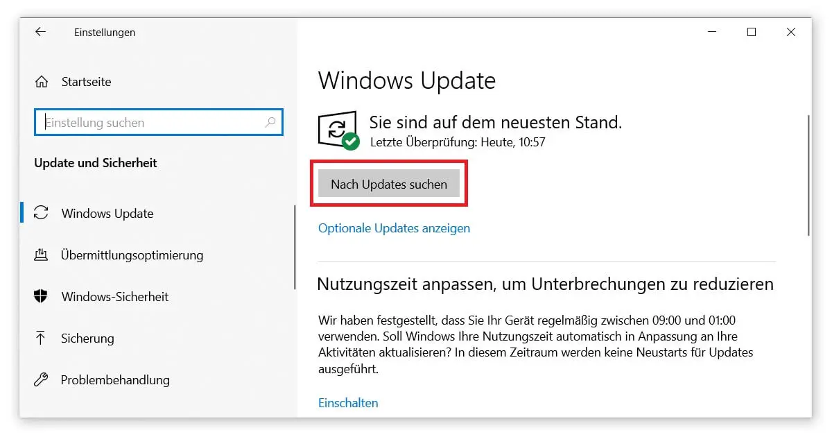 Durch ein Update die Windows 10 Suche reparieren