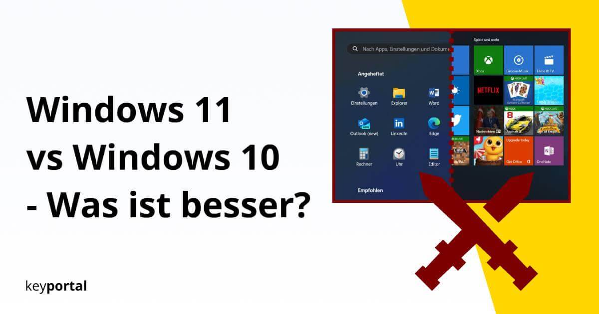 Was ist der Unterschied Windows 11 vs Windows 10